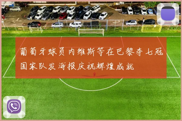 葡萄牙球员内维斯等在巴黎夺七冠国家队发海报庆祝辉煌成就